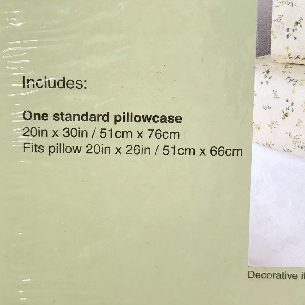Walmart standard pillowcases